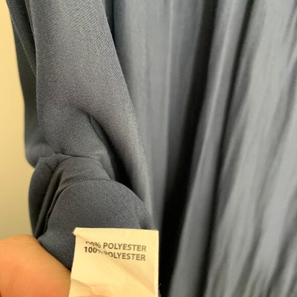 Ramy Brook Bamboo Tube Dress Knee Length Womens XS Blue - Picture 13 of 16